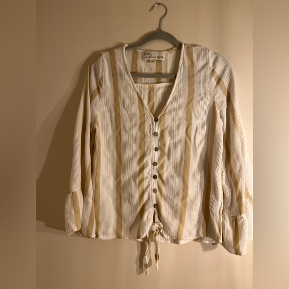 Vintage Havana Bell Sleeve Blouse - Picture 1 of 6